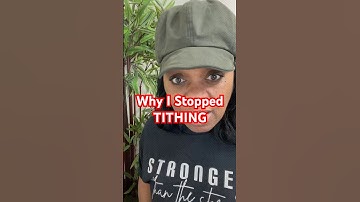 Why I Stopped Tithing -  Part One