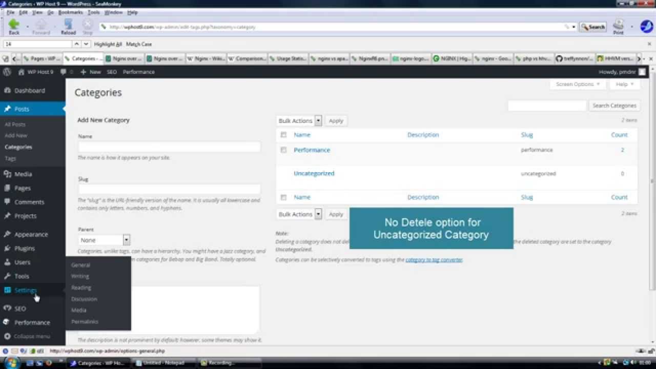 how-to-delete-uncategorized-category-in-wordpress-youtube