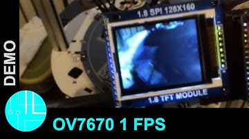 OV7670 camera live image with Arduino