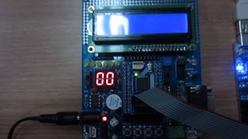 AVR ATmega128 A2 트레이닝보드 - 스위치 입력 테스트(4-FND에 출력) 실습