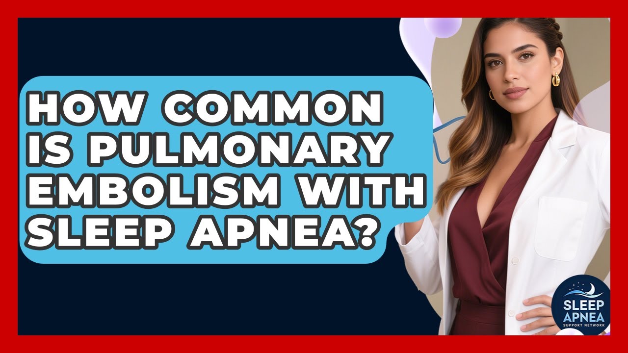 How Common Is Pulmonary Embolism With Sleep Apnea? - Sleep Apnea Support Network