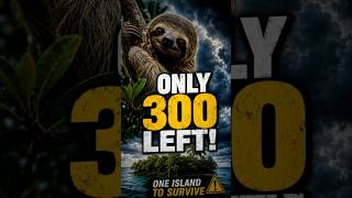 Only 300 Left! This Tiny Sloth Has One Island to Survive #shorts