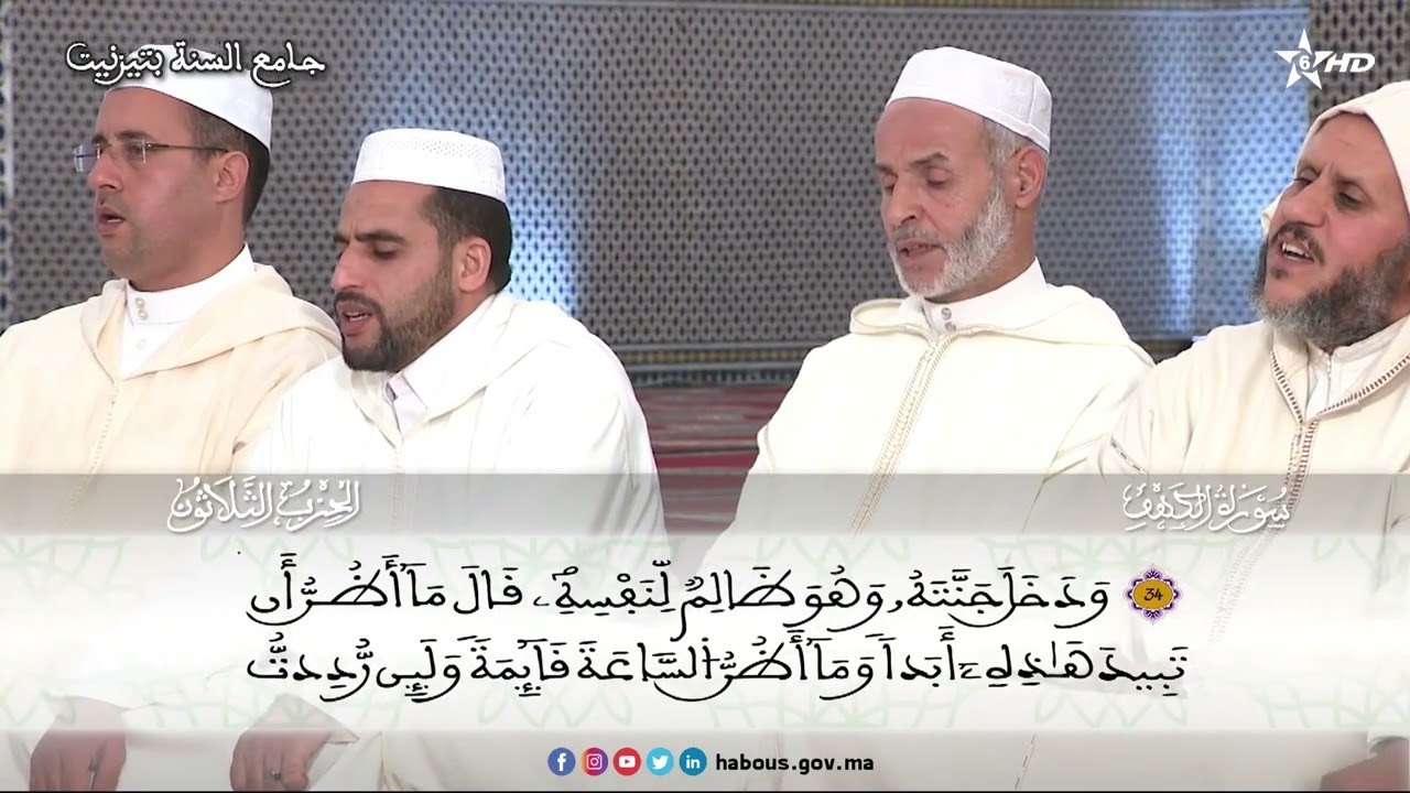 أولم يروا أن الله الذي خلق السماوات والارض قادر على أن يخلق مثلهم . سورة الاسراء . الحزب 30
