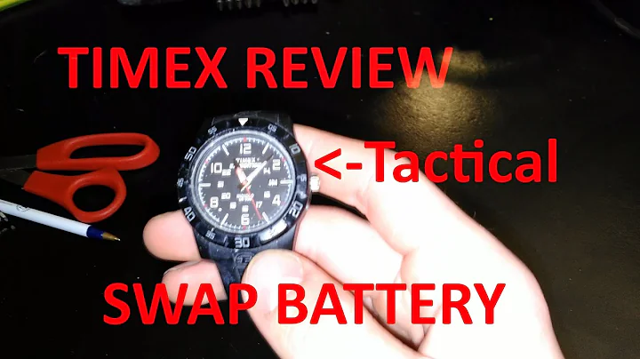 Timex Expedition Replace Watch Battery & Review