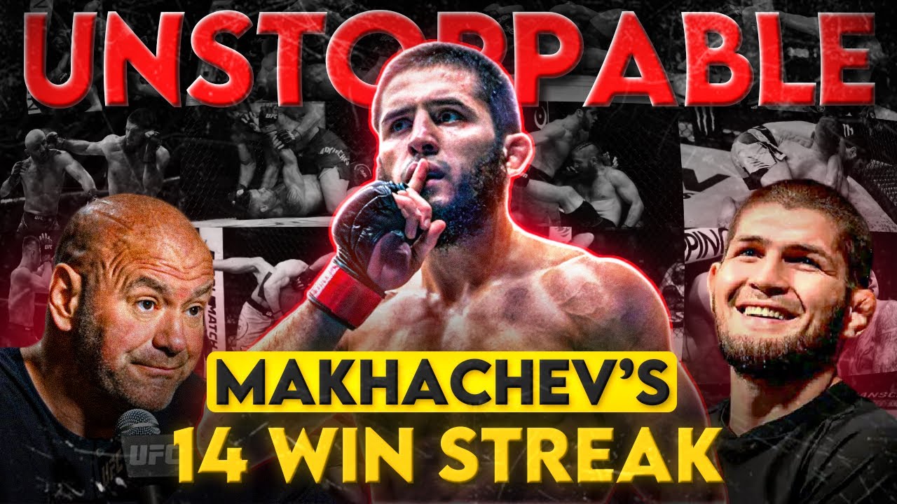Islam Makhachev's UNSTOPPABLE 14-Fight Streak: Can He Surpass Khabib?