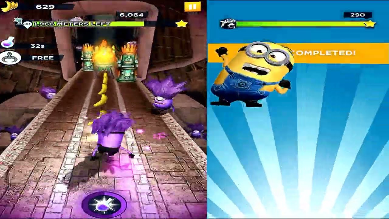 🚀Minion Rush Despicable Me🚀, Android Reverse Gameplay HD - Smash Event, 7-10 Missions