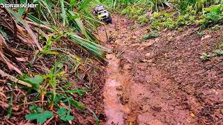 Mud, Power, and Grit: Red RC Car Takes Off-Road to the Extreme,Rc Truck Car Perfect,Power 80