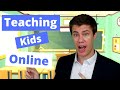 10 tips for teaching online  how to teach english online to kids  kindergarten online class  zoom