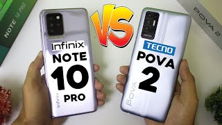 Infinix Note 10 Pro Vs Tecno Pova 2 Speed Test ( Helio G95 Vs Helio G85) 