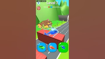 Shape Shifting games gameplay iQS Android level #7 #Shotrs #Youtubeshorts