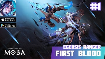 AutoChess Moba Gameplay Walkthrough FIRST BLOOD Egersis Ranger (Android, iOS) - Part 1