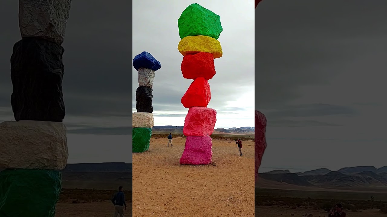 Seven Magic  Mountains Nevada