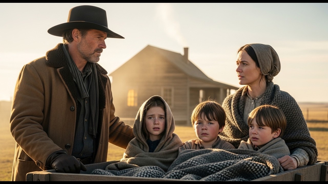 She Arrived With Her Children Freezing — The Silent Rancher Said, “This Is Your Home”