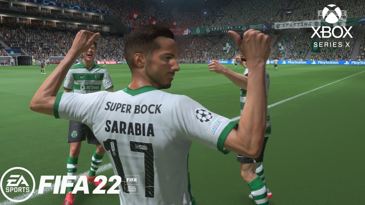 FIFA 22 4K XboxSX - Sporting Lisbon vs. AS Roma