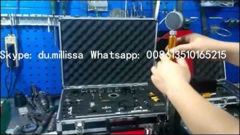 New Common Rail BOSCH DENSO Injector Reparing Measuring Tool Operating Video-4