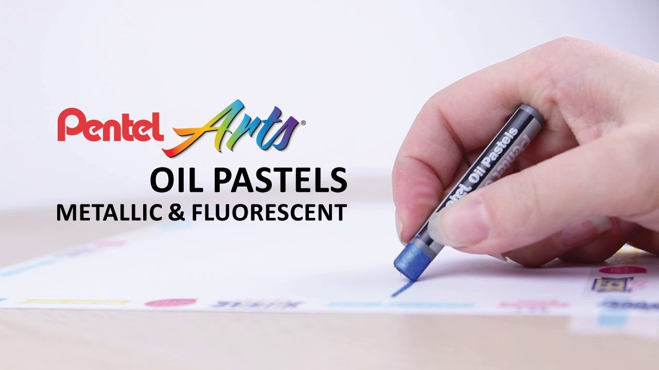 Pentel Oil Pastels Fluo Set of 6