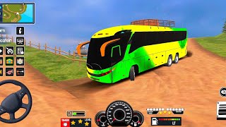 New Offroad Coach Bus Driving Simulator 2026 - Indian Bus Driver Game - Bus Game Android Gameplay  screenshot 3