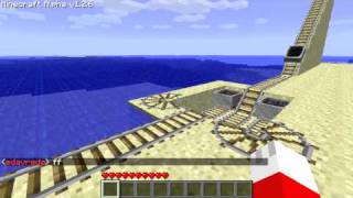 Minecraft Rollercoaster Test - Ausimus Minecraft Server