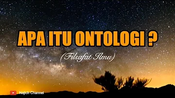 Apa itu ontologi dalam filsafat?