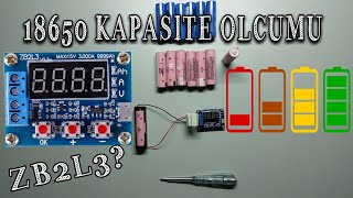 18650 Pi̇l Kapasi̇tesi̇ Nasil Ölçülür? Zb2L3 Nedi̇r?