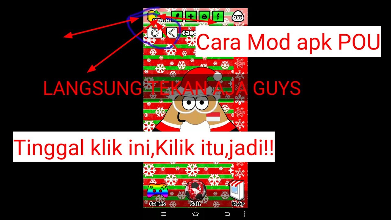 PASTI!! Cara Mod apk Game POU YouTube