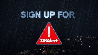 How to Register for SIBAlert Emergency Notifications