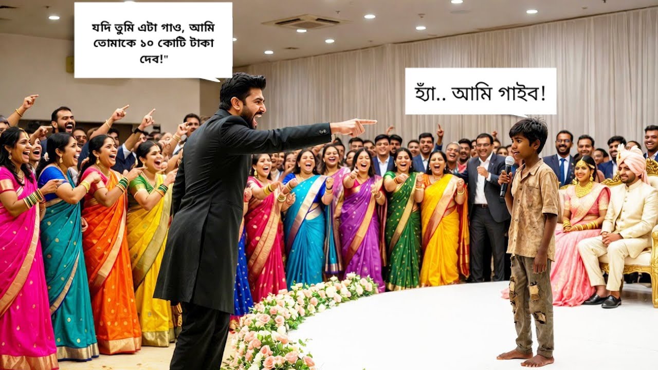 কোটি টাকার গায়করা যা করতে পারেনি, ফাটাপড়া কাপড়ের ছেলে করলো | Emotional story in Bangla 