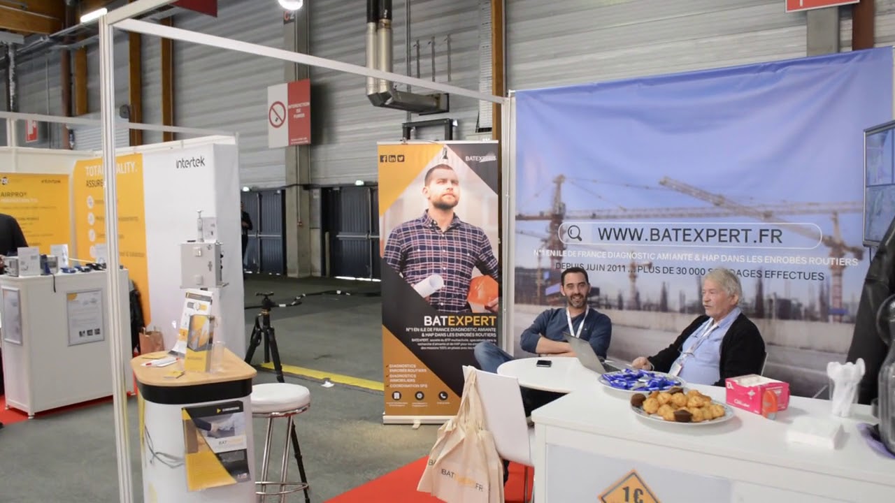 Bâtexpert au Salon des Professionnels de l'amiante - YouTube