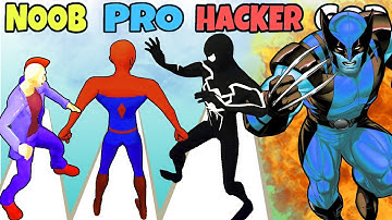 Super Hero Evolution - NOOB vs PRO vs HACKER vs GOD