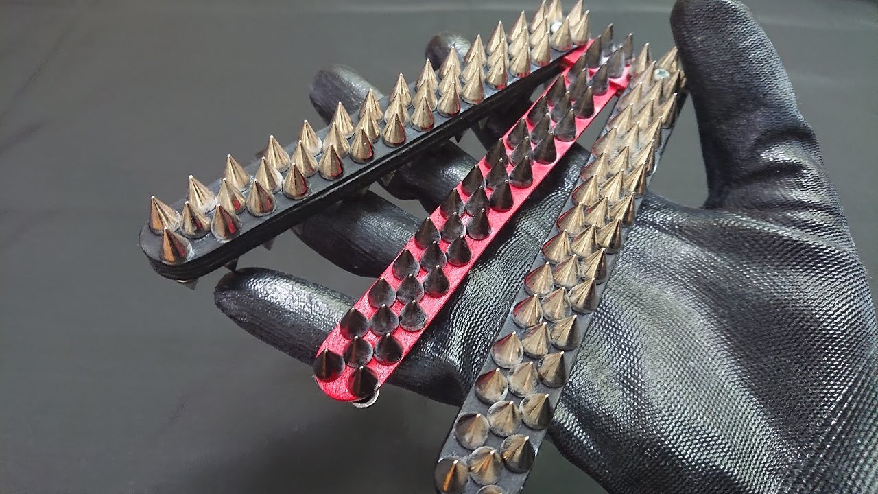 How to make spike balisong - YouTube