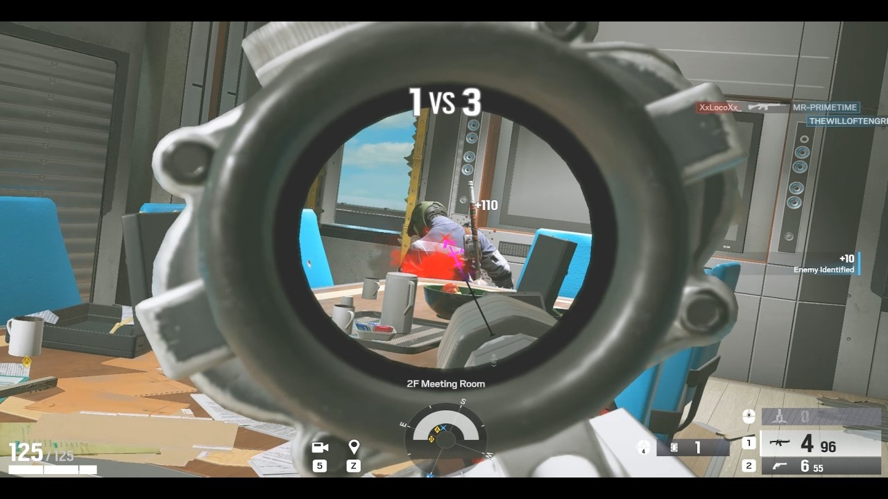 Clutch after Clutch - Rainbow Six Champion obliterates Ranked using an etch-a-sketch to aim!