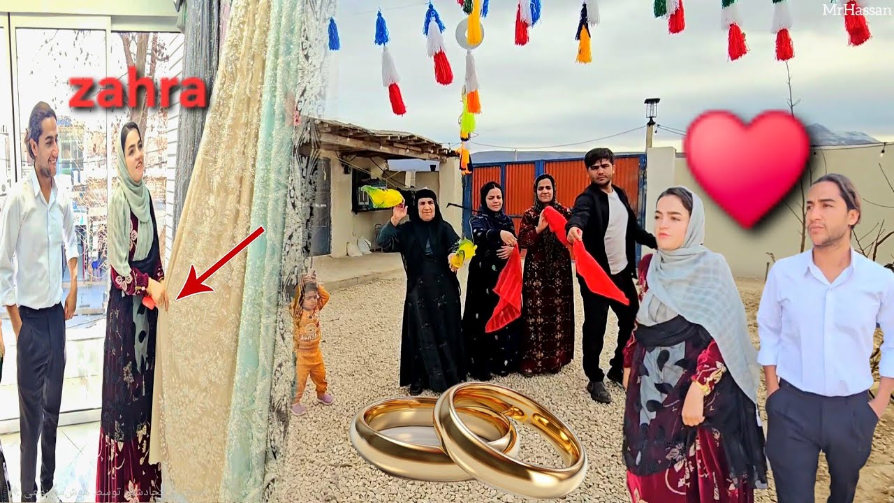 A Romantic Day for Hassan & Zahra: Pre- Wedding Tests & Buying Nomadic Wedding Dresses