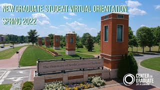 New Graduate Student Virtual Orientation - Spring 2022