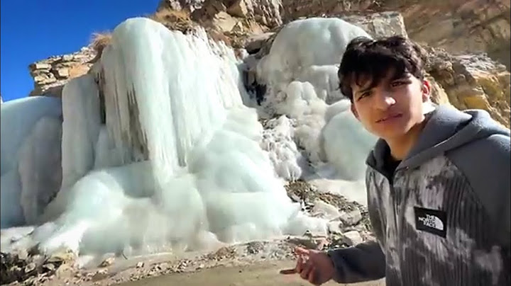 Ye Kya Dekh Liya 😳 Frozen Waterfall #souravjoshivlogs #new