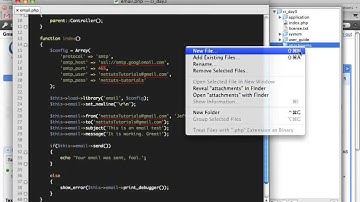 CodeIgniter Day 3 - Sending emails.mp4