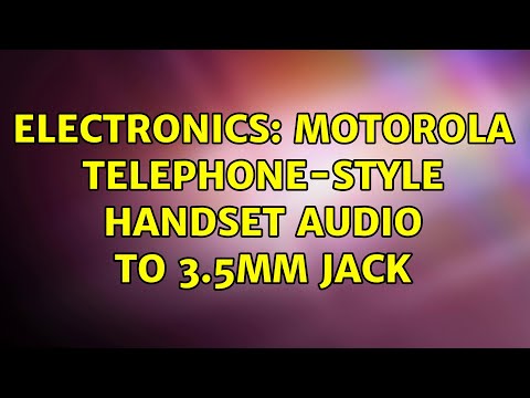 Electronics: Motorola telephone-style