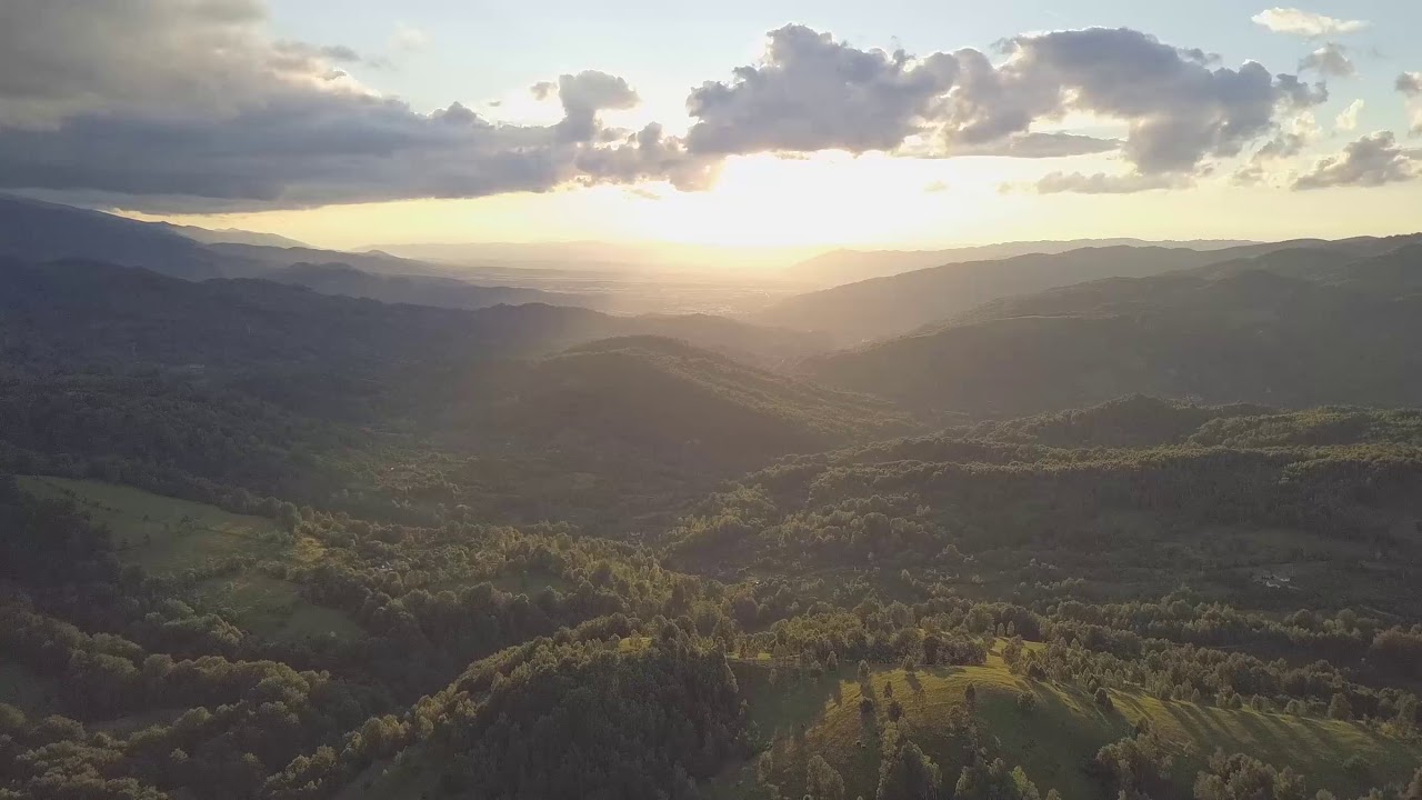 Drone footage of Romanian landscapes