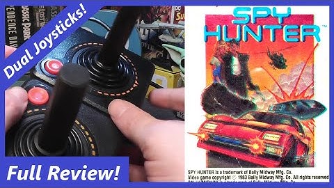 Spy Hunter Atari 8 bit 400 800 XL XE Review - The No Swear Game Ep 825
