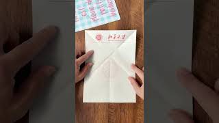 Handmade origami tutorial for paper planes that can fly during the National Day. Tutorial for pa