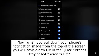 How to Turn Off All Your Android Phone’s Sensors in One Tap screenshot 5