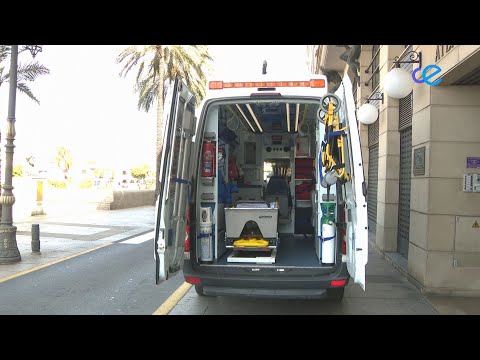 La ambulancia de soporte vital avanzado de MARSAVE cuida de los usuarios de las playas de Ceuta