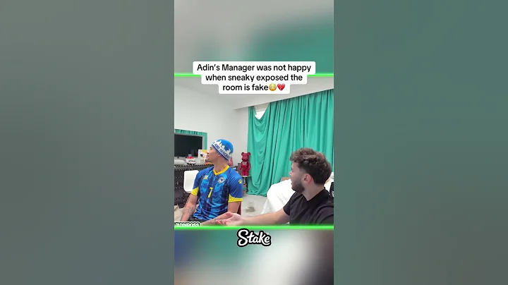 Adin Ross & His Manager Got EXPOSED For Having A Fake Room💀😂 #adin #funny #kai #ishowspeed #clips