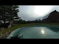 VR of Lilly Diving in the pool to fetch a stick