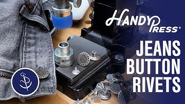 How to Easily Set Jeans Button Rivets with HandyPress®
