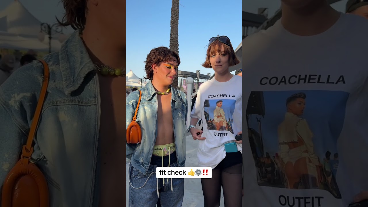 James Charles Coachella Outfit Meme 