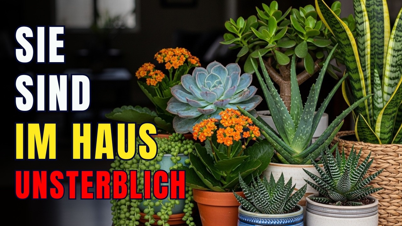 7 Sukkulenten, die NIEMALS eingehen — Nummer 1 überlebt sogar MONATE ohne Wasser!