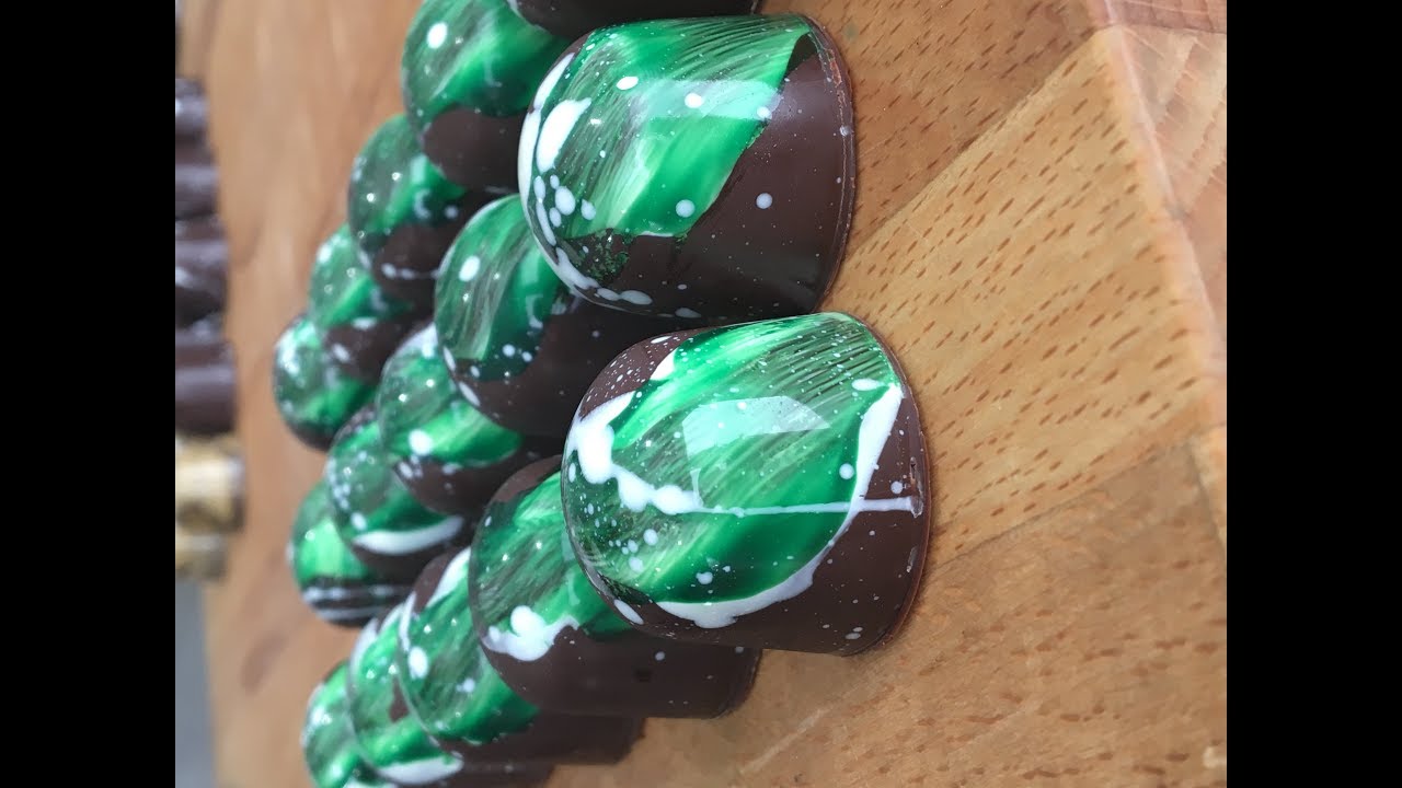 Dark Chocolate Mint Bonbons - Tutorial