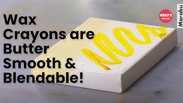 Marabu Art Mousse & Art Crayons - Smooth & Blendable!