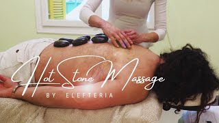 ASMR Hot Stone Massage on the back - no talking | By Elefteria