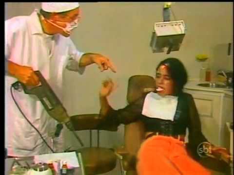 Pegadinhas Sbt = Dentista louco cm furadeira